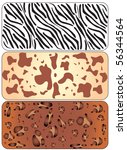 seamless animal pattern | Shutterstock .eps vector #56344564