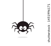 Cute Spider Hanging On Cobweb....