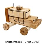 Hand Made Wooden Toy Car...