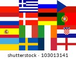 16 euronation for background... | Shutterstock . vector #103013141