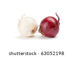 Onion On A White Background
