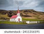 Typical iceland wooden church...