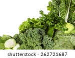 Variety Of Green Vegetables ...