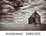 Abandoned Church In The Desert  ...