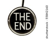 The Words "the End" Spelled Out ...