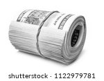 business dollar money on white... | Shutterstock . vector #1122979781