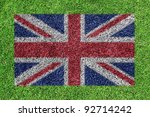 A Flag Of British As Painting...