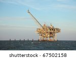 An Offshore Oil Rig Off The...