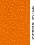 water drops on orange | Shutterstock . vector #59143681