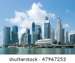 The Skyline Of Singapore...