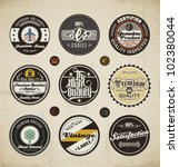 retro badges and labels set. | Shutterstock .eps vector #102380044