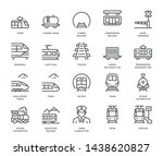Rail Transport Icons   Monoline ...