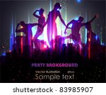 party background. vector... | Shutterstock .eps vector #83985907