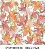 background.lilies. | Shutterstock . vector #58834426