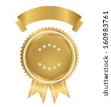 award  insignia  badge for... | Shutterstock .eps vector #160983761