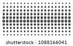 lock icon halftone pattern ... | Shutterstock .eps vector #1088166041