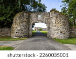 Small photo of A view of the magnificent Scone Palace, historic building and attraction in the village of Scone and the city of Perth, Scotland