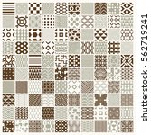 graphic ornamental tiles... | Shutterstock .eps vector #562719241