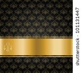 the black background with gold... | Shutterstock .eps vector #101131447