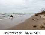 Baltic Beach In Fall With...
