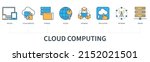 cloud computing concept with... | Shutterstock .eps vector #2152021501