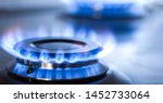 Kitchen Gas Cooker With Burning ...