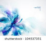 Background With Blue Abstract...