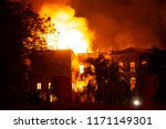 Small photo of Rio de Janeiro, Brazil - september 02, 2018: Fire in the museum of Brazil, incalculable loss as a lost 200-years-old Rio Museum Institution