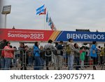 Small photo of Santiago, Chile - October 20, 2023, Opening ceremony of the 2023 Pan American Games taking place this Friday night (20), at the Julio Martinez Pradanos National Stadium in Santiago de Chile.