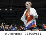 Small photo of Rio de Janeiro, Brazil - august 20, 2016: PIETERSEN Judith (NED) during women's Volleyball,match Nederland and USA in the Rio 2016 Olympics Games