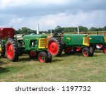 Old Oliver Farm Tractors At A...