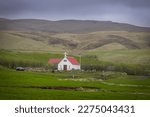 Small White Church In The...