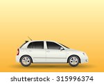 car from side  view ... | Shutterstock .eps vector #315996374