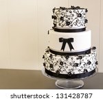 Wedding Cake Decorated With...