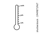 Blank Percentage Thermometer...
