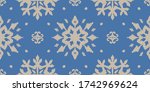 christmas drawing with... | Shutterstock .eps vector #1742969624