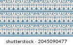 oriental vector damask pattern. ... | Shutterstock .eps vector #2045090477