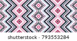 geometric folklore ornament.... | Shutterstock .eps vector #793553284