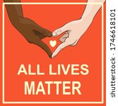 All Lives Matter Banner With...
