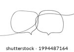 two speech bubbles continuous... | Shutterstock .eps vector #1994487164