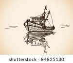 Hand Drawn Boat