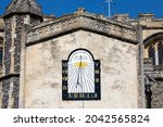 Sundial On The Exterior Of The...