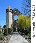 Small photo of the ruins of the Cistercian monastery Carta