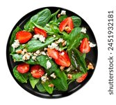 Summer salad of spinach ...