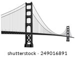 Silhouette Of Golden Gate...