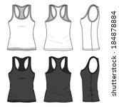 Download Free Women's Tank Top Template Vector