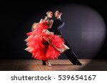 Dancers In Ballroom Isolated On ...