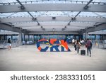 Small photo of Clark, Philippines- 21 Oct 2023: View of Clark International Airport in Clark, Philippines. The airport is less than 100 km north-west of Manila