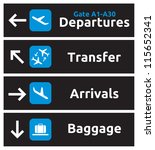 arrival  departures  transfer... | Shutterstock . vector #115652341
