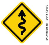 Winding Road Sign